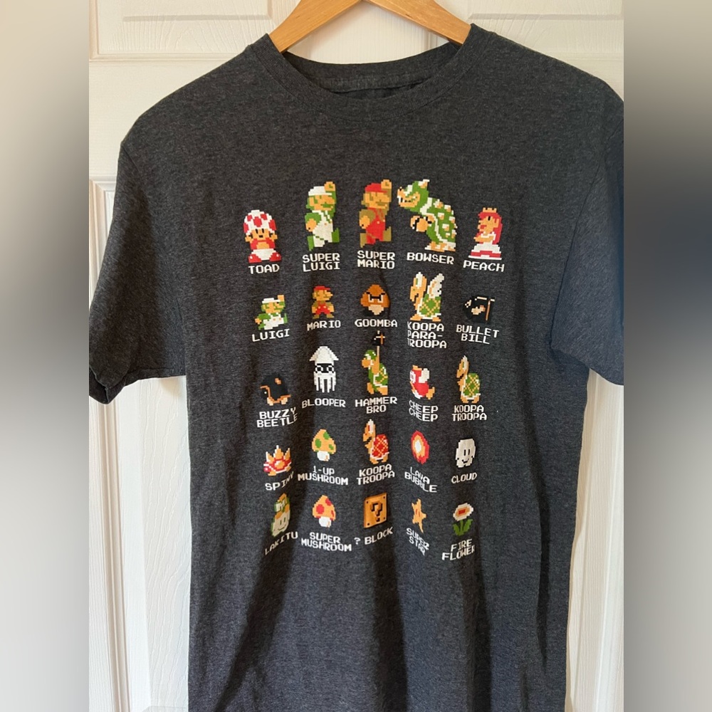 2/$25 Super Mario Bros. Vintage NES style Men’s Women’s Adult Tshirt Nintendo